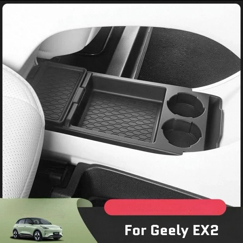 Para Geely EX2 Proton eMAS 5: Bandeja Organizadora Antiderrapante de Silicone para Console Central Inferior