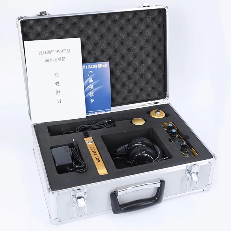 F999L Elektroniczny detektor wycieków wody do rur wodociągowych Wyciek wody przemysłowy podziemny detektor wycieków w rurociągu