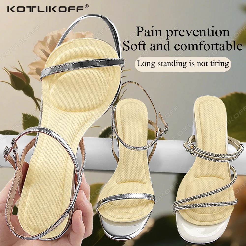 

Memory Foam Sandal Insoles Women High-heel Shoes Insoles Anti-slip Insole Comfort Breathable Heel Protection Massage Shoe Pads