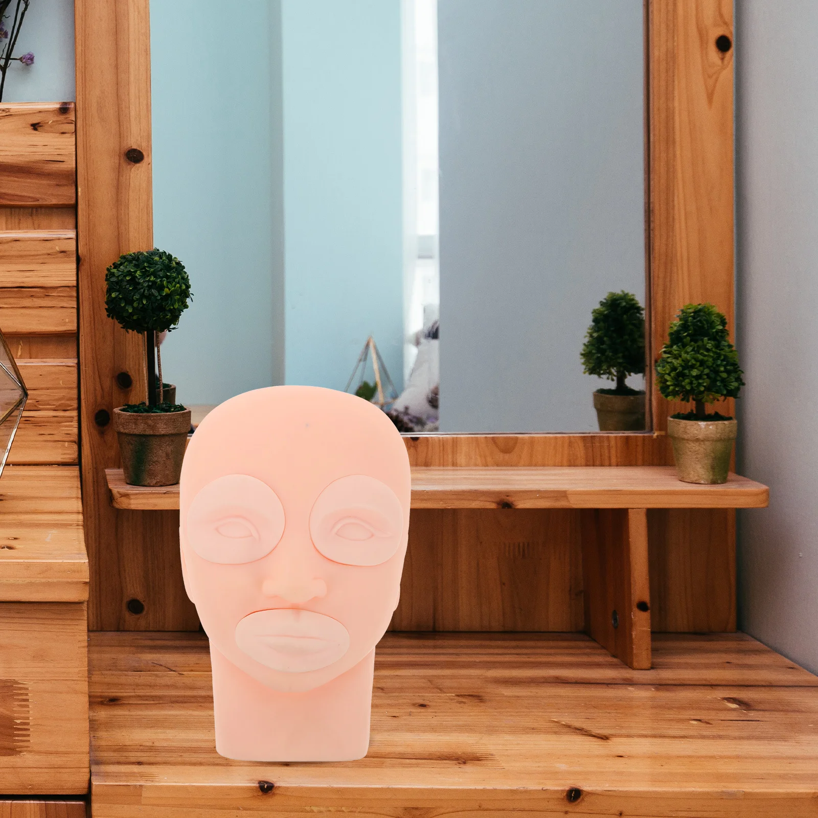 

Tattoo Practice Mannequin Head Detachable Eyebrow Eyeliner Lip Training Realistic Design Safe Use Suitable Beginners