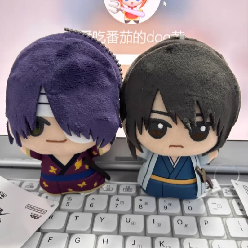 

Bandai Banpresto Gintama Plush Doll Keychain Anime Character Cute Backpack Hanging Decoration Anime Peripheral Holiday Gift