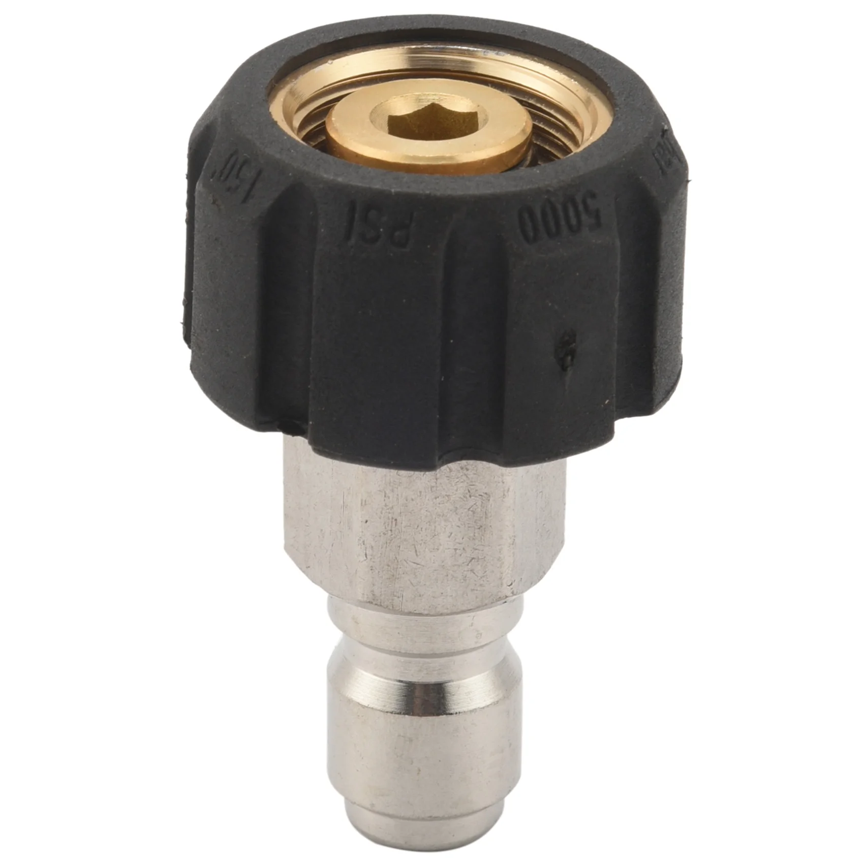 M93K-Pressure Washer Adapter Set, Quick Connect Kit, Metric M22 15Mm Female Swivel To M22 Male Fitting, 5000 Psi