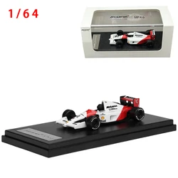 Diecast Model Car LCD 1:64 Scale McLaren Honda MP4/6 Alloy Race Car Model Collection Toys for Boys Gif Souvenir in Stock