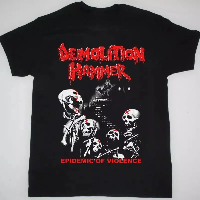 Demolition Hammer Epidemic Of Violence Gift For Fan Black All Size T-Shirt