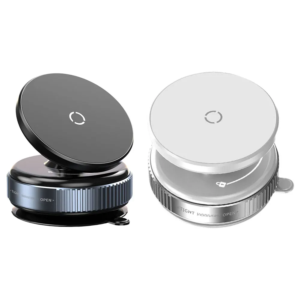 Магнитный вакуумный автомобильный держатель для телефона Magsafe 360° °   Вращающийся складной магнитный автомобильный стабильный держатель для iPhone 12, 13, 14, 15, 16 Pro Max