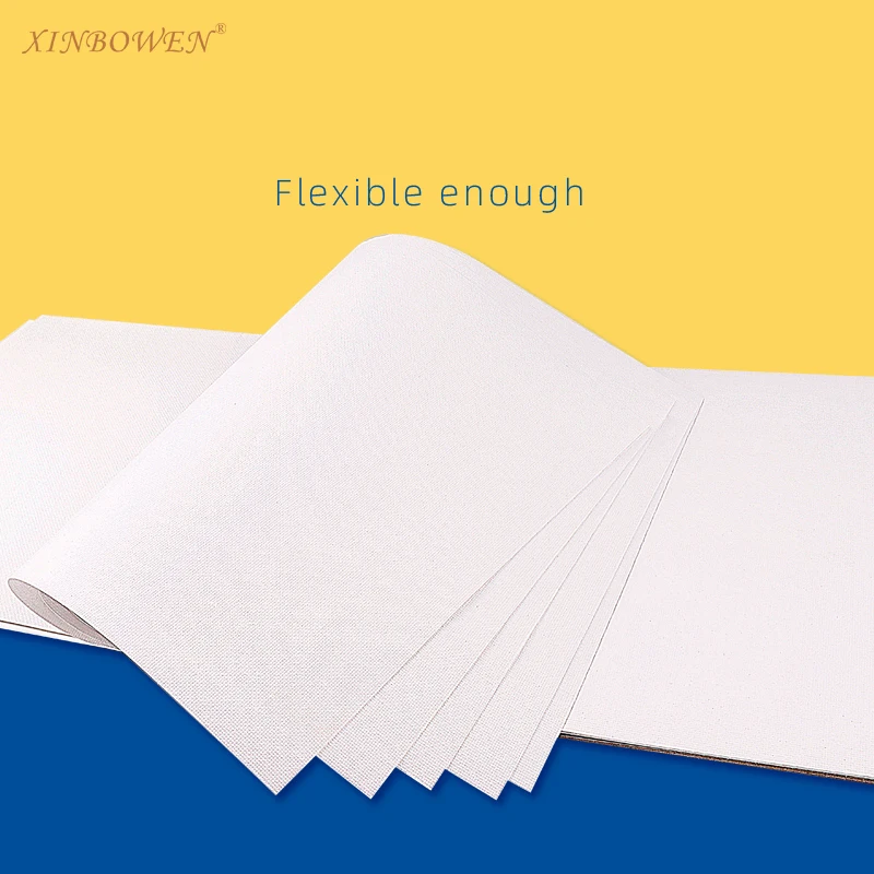 Durable 280gsm Cotton Canvas Sketch Pad, Moisture-Absorbing Canvas Mat for Oil Art Painting