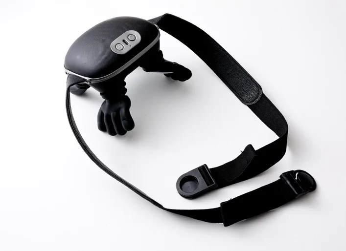 Bionic Shiatsu Neck Massager with Heat 3-Speed 4D Kneading Massage Pillow for Shoulders Back Muscle Tension Relief