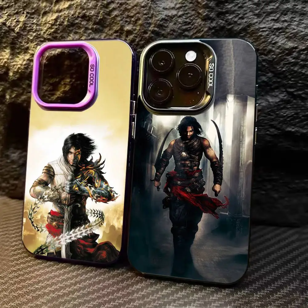 

game P-Prince of p-PersiaS Phone Case Color Silver Shell For IPhone 17 16 15 14 13 12 11 Pro Max Plus