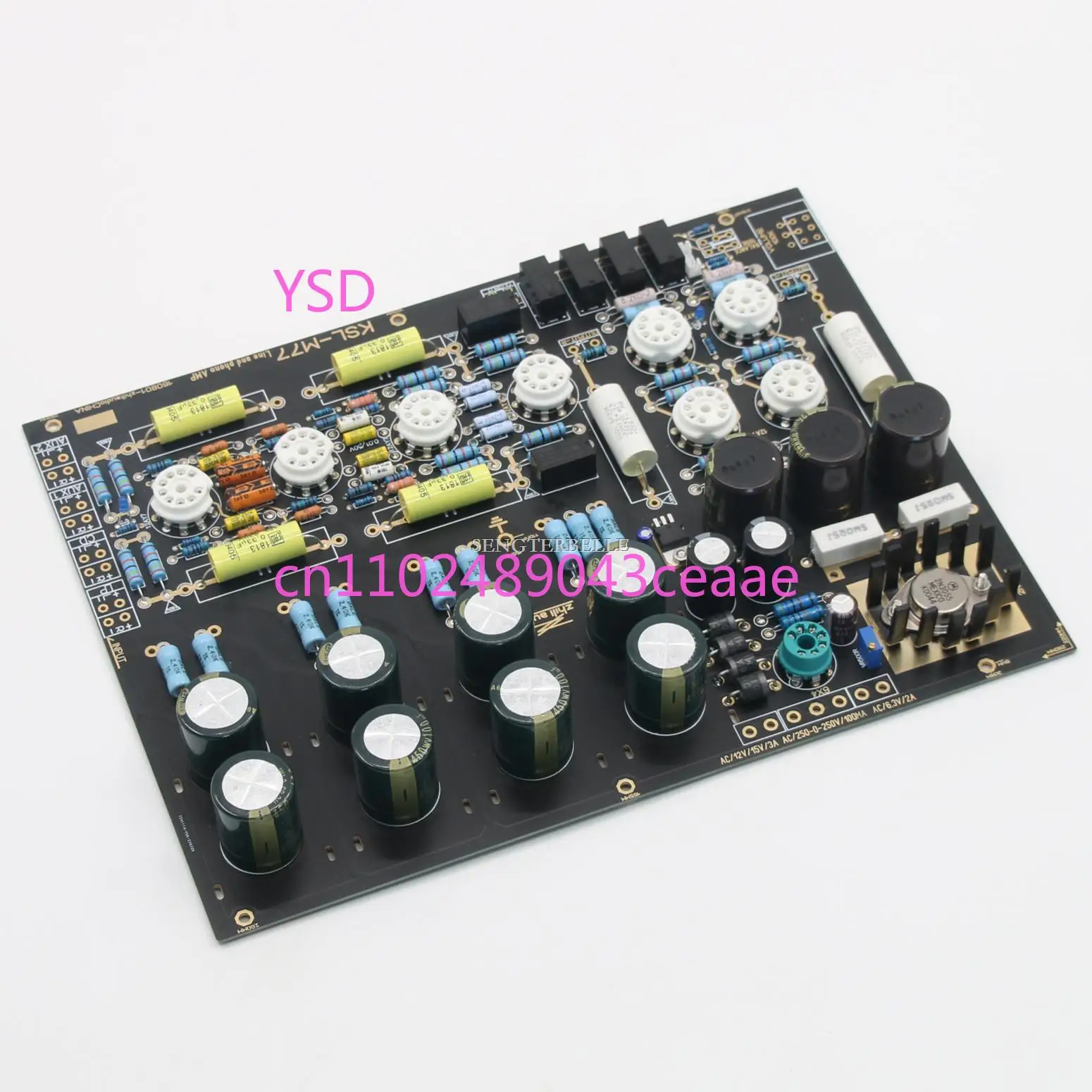 HiFi Diy KONDO M77  Board Kit Tube Stereo Phono Preamp Board