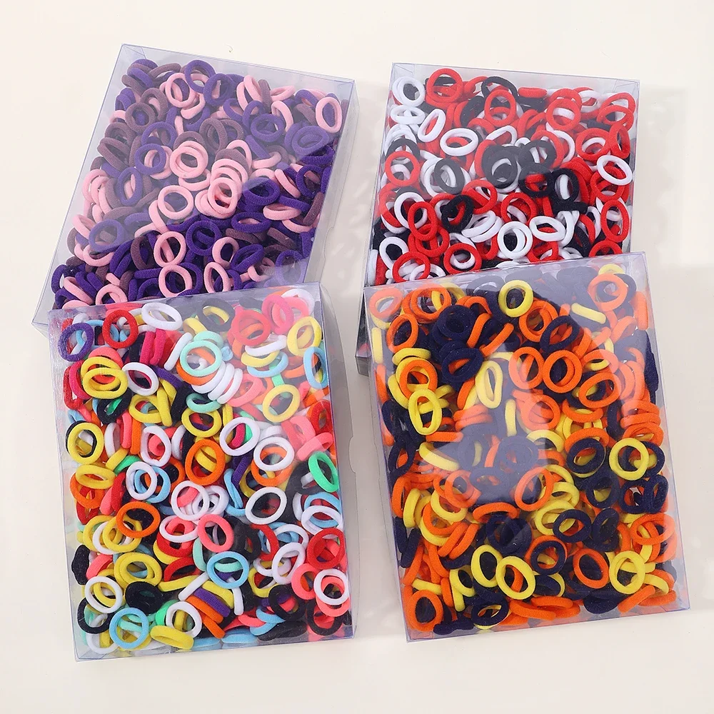 20/50/100pcs Girls Hair Bands for Hair Small Elastic Child Ponytail Holder Rubber Scrunchies Bands Headband Hair Accessories