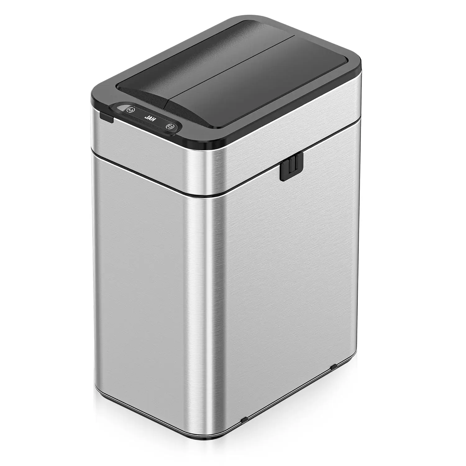 

50 Liters/13.2 Gallon Silvery Stainless Steel Motion Sensor Trash Can,Rectangular Smart Trash Can for Living Room, Bedroom