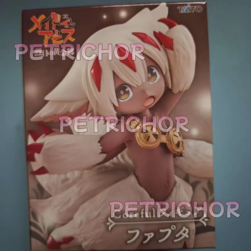 Em estoque taito feito no abismo 15cm faputa figuras de ação modelo coleção ornamento anime modelo dos desenhos animados brinquedo presente qwiooe