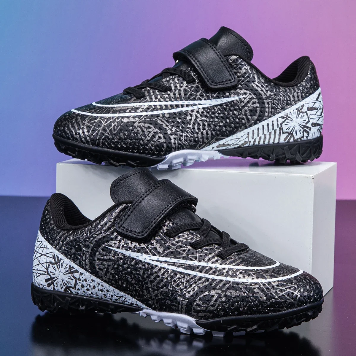 أحذية كرة القدم للأطفال من جمعية العشب للتدريب الداخلي الأصلي للأولاد والبنات أحذية كرة القدم المرابط غير قابلة للانزلاق أحذية ملعب كرة القدم للأطفال #2