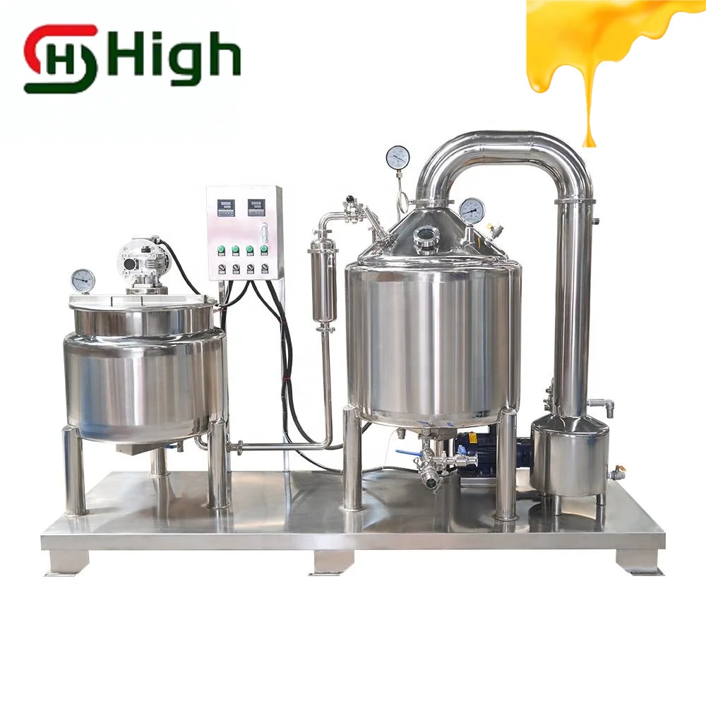 Food Grade Sanitary Easy Clean Stable Dehydrating Evaporating Moisture Removing Processing Honey Concentrator Machine