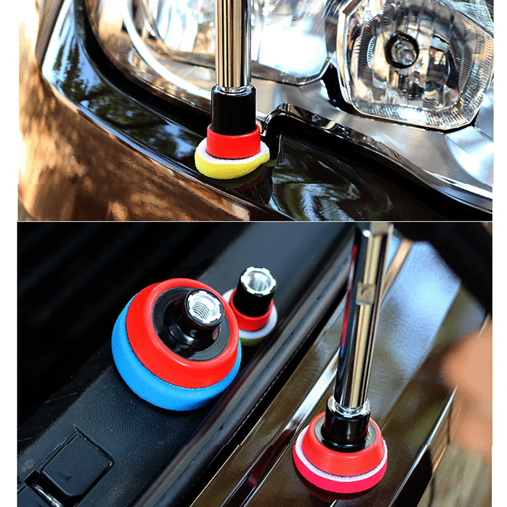 1/2/3 Inch Backing Plate For M14 Thread Rotary Polisher Hook & Loop Backplate Sanding Polishing Pad Soft Edge Abrasive Tools