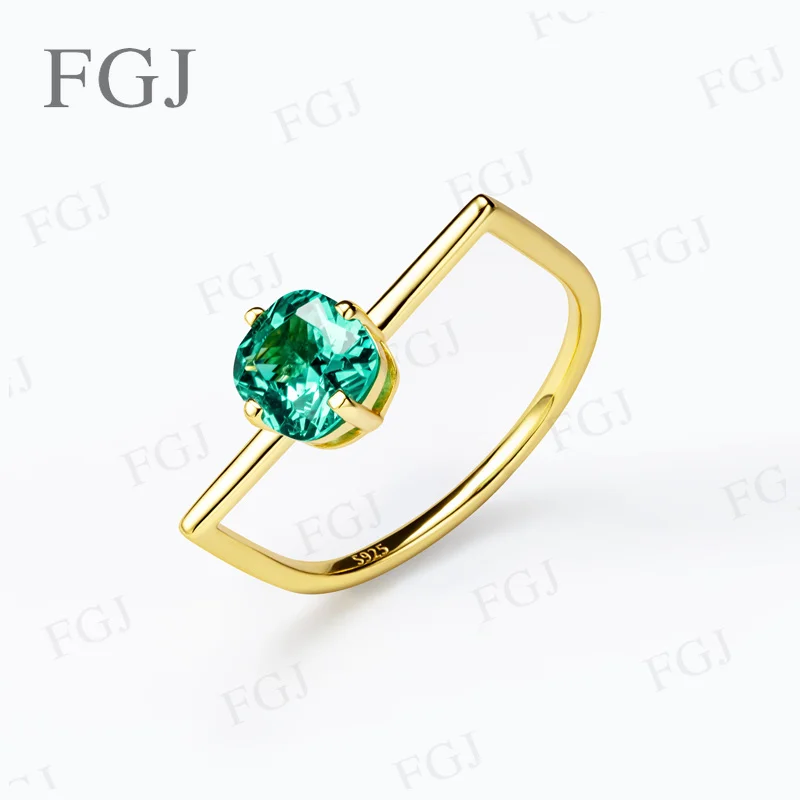 S925 Sterling Silber Unregelmäßiger Stapelbarer Ring Multi-Edelstein Moissanit Paraiba Saphir Mehrschichtiges Band Damen Feiner Schmuck – Detail 6