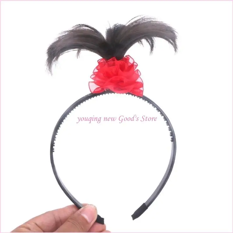 57QA Lovely Braided Hair Accessories With Butterfly Bows Hairdressing Tool ForGirls' Performances And Role Playing