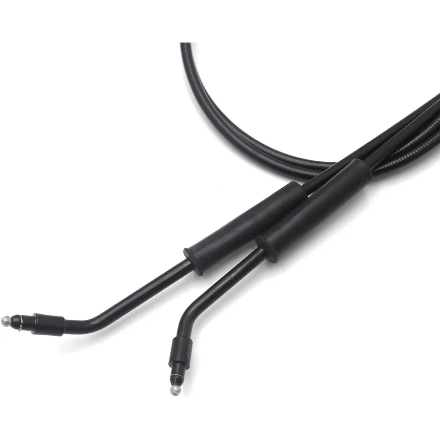 14 بوصة تمديد المقود كابل مجموعة خط الفرامل تمديد أسود متوافق مع 20072010 سوفتيل FXSTC FXST 2007 سوفتيل