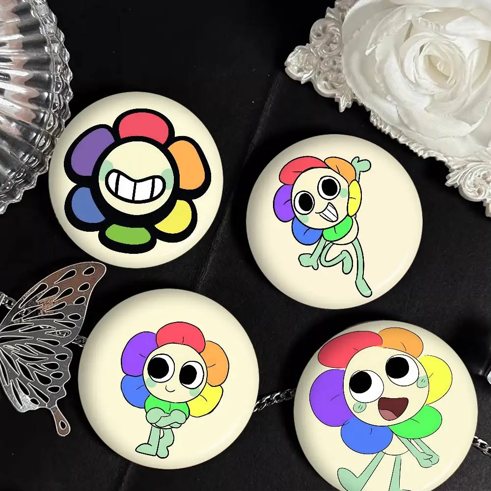 Cartoon Anime D-Dandys W-World Dandy Manga Soft Button Pin Round Metal Badge Lapel Pin Parts Gift Friends Kid Jewelry - view 5