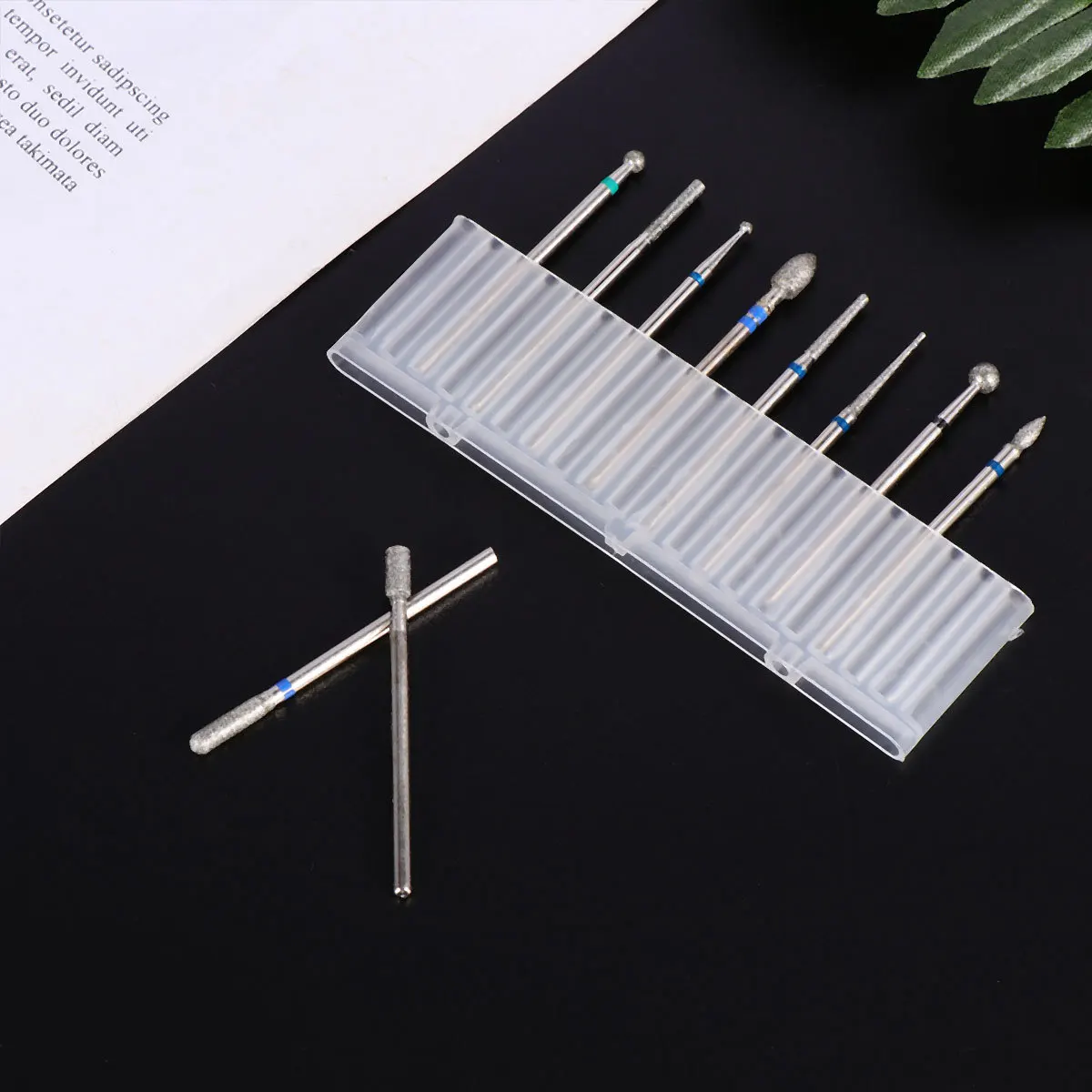 1Set Nail Grinding Head Kit Tungsten Steel Cuticle Clean Drill Set for Natural Artificial Nails Manicure Pedicure DIY Nail Art