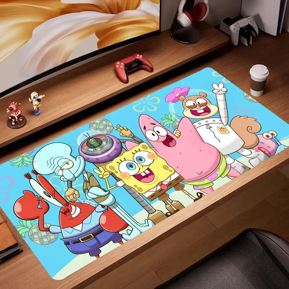 S-spongebob Mouse Pad Mouse Pad Gaming Mousepad Speed Desk Mat Laptop Gaming Mats For Office Carpet Desk Accessories