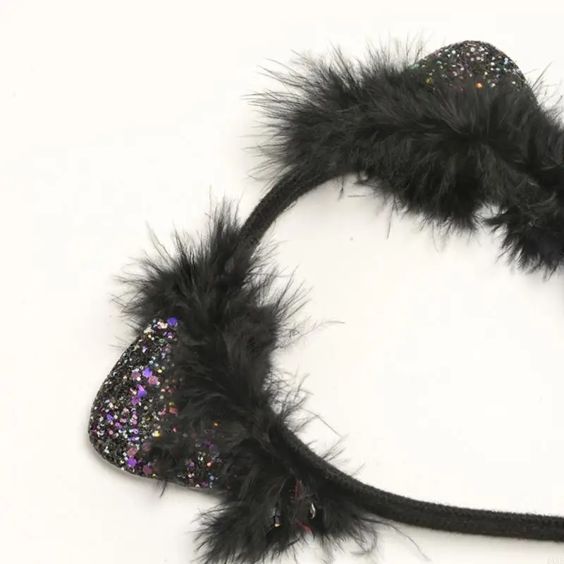 DXAE DECICACE CATS EAR HAIRBAND BASHBAND HOADAL Associory Airtfrict Birthday Addric