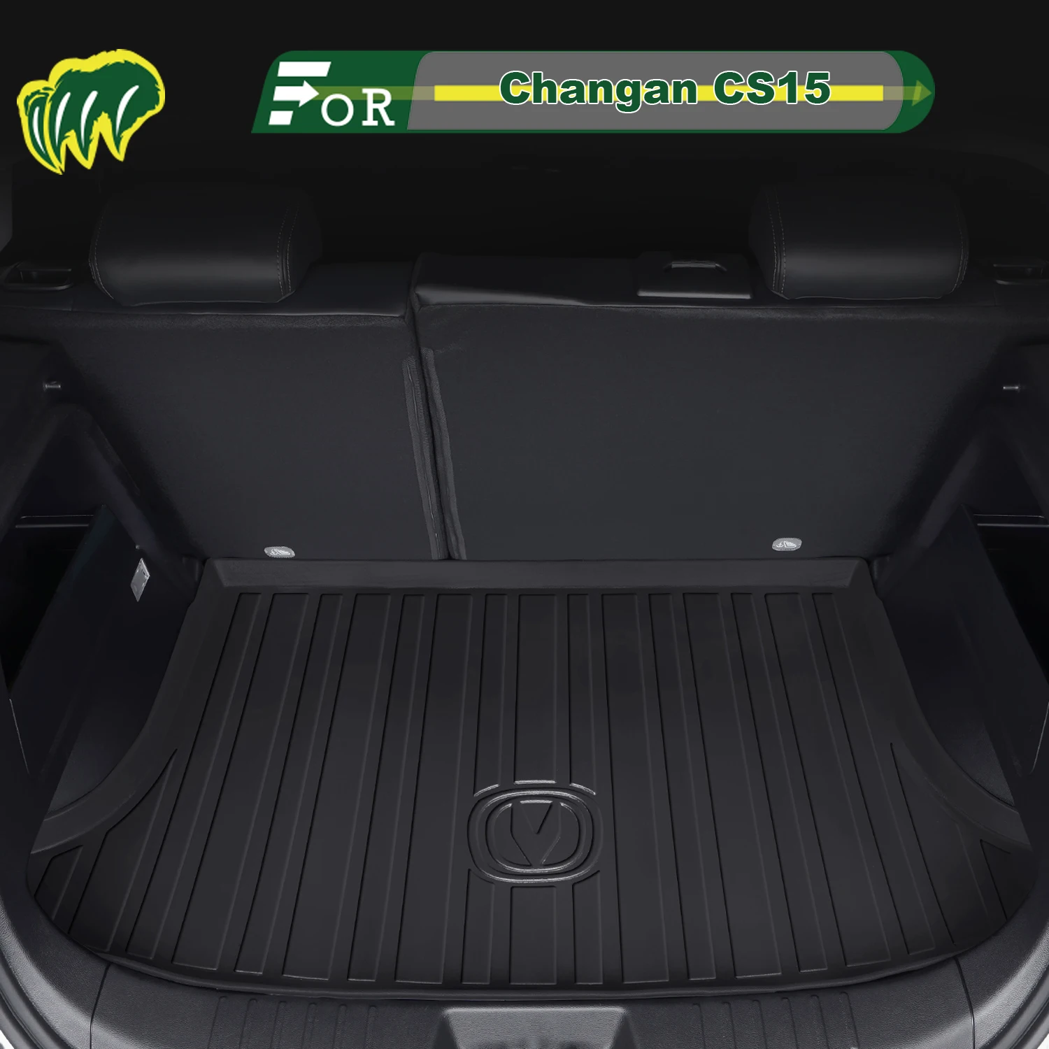 

Для Changan CS15 2016-2025 TPE индивидуальный коврик для багажника автомобиля всесезонный коврик для багажника 3D-образный коврик для багажника Защитный коврик для заднего багажника