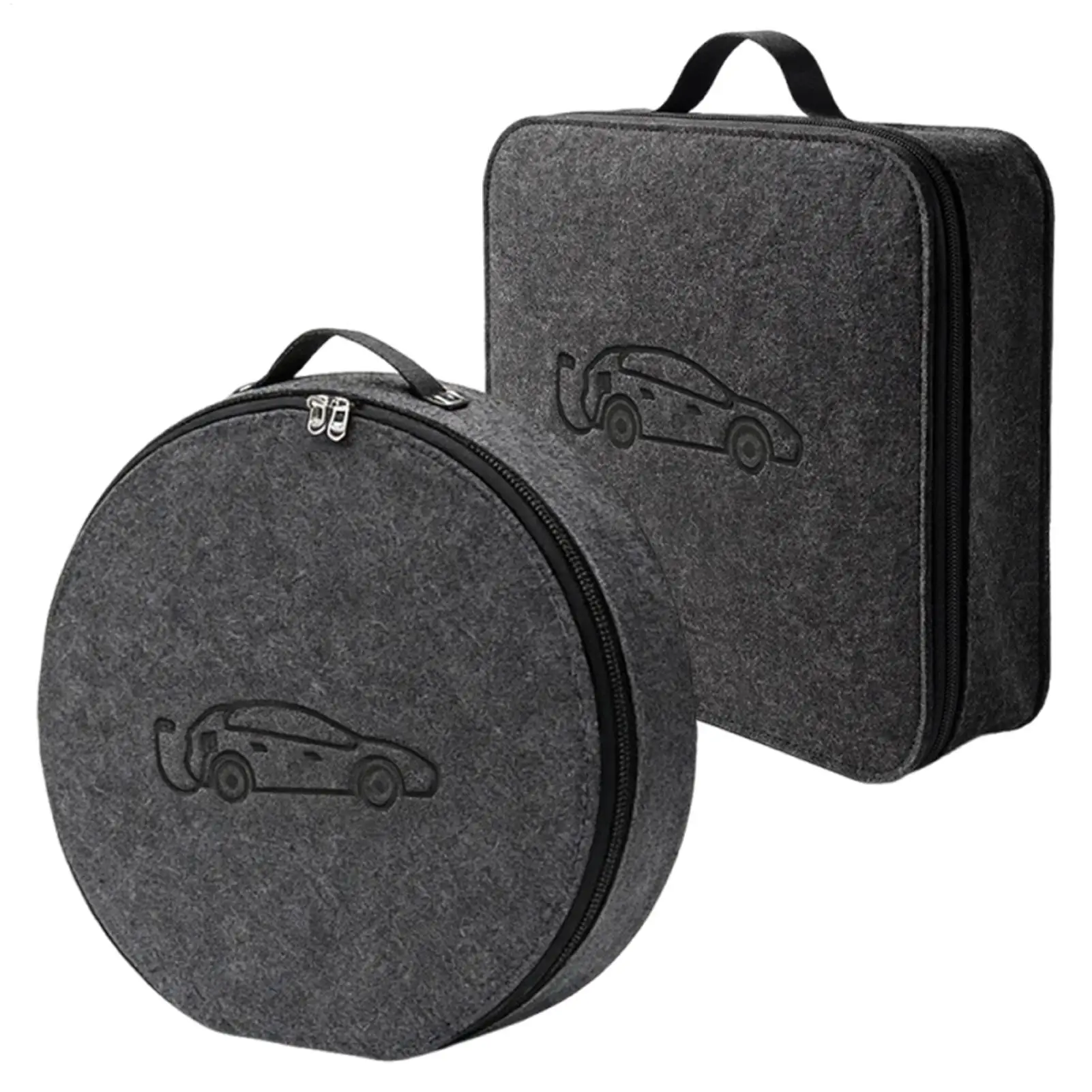 EV Charger Storage Bag Shock Absorption Vehicle Charging Cord Carrying Pouch Electric Car Charger Case for Outdoor Travel Road