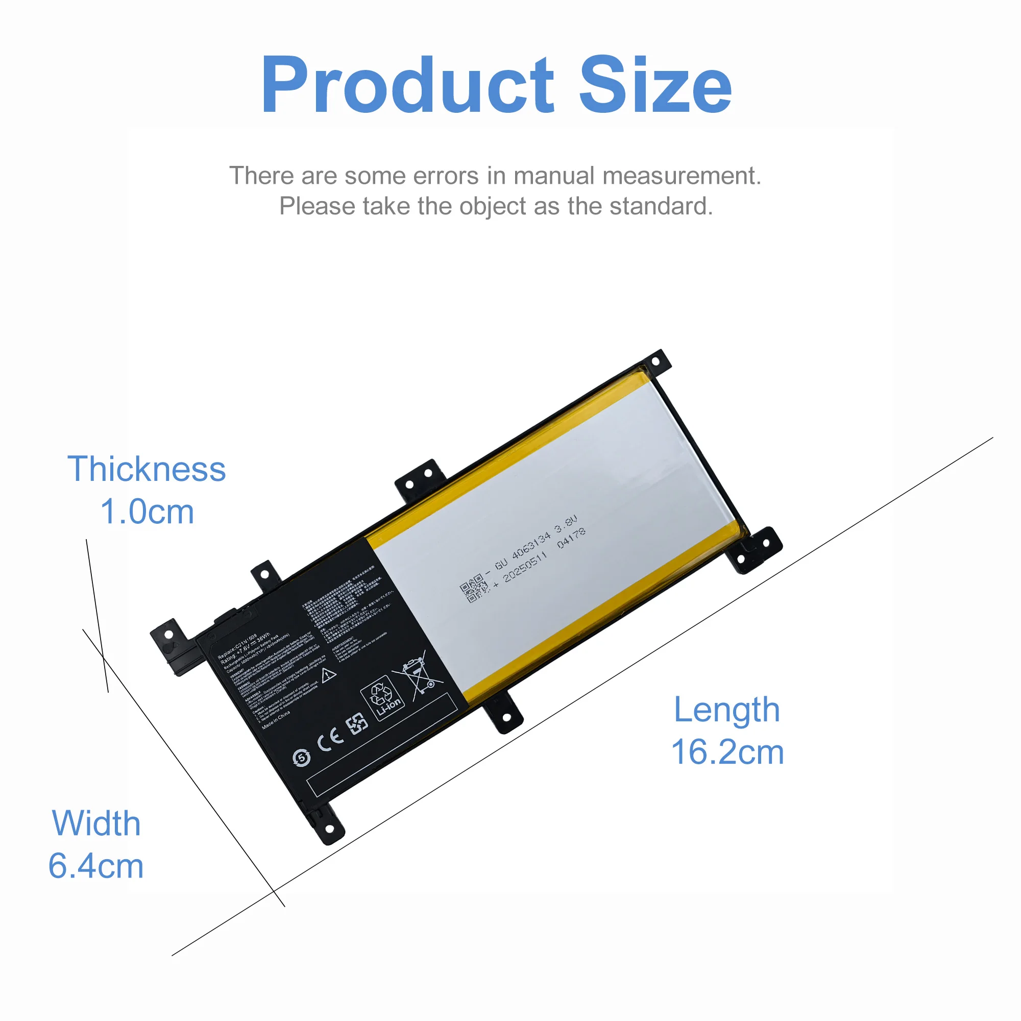 

LOLG C21N1509 Laptop Battery For Asus Vivobook A556U F556U K556U X556U Notebook FL5900U VM591U