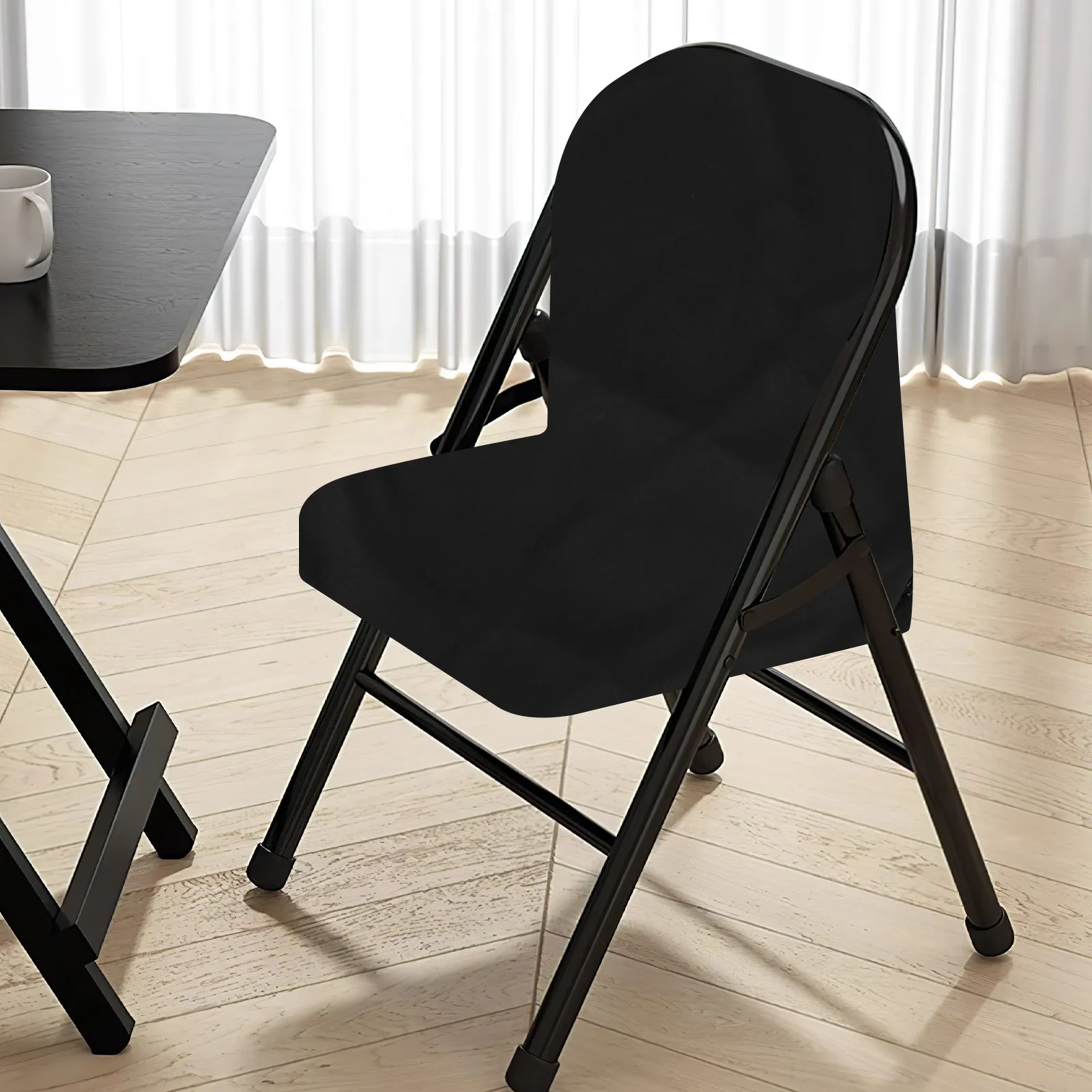 Large Office Chair Cover Stretchable Seat Sleeve Zipper Elastic Protector Removable Fit Executive Gaming Chair Slipcover Seat