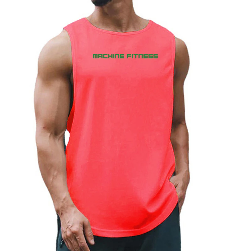 Mens Quick Dry Polyester Running Training Vest Sleeveless Singlet Gym Tank Top Breathable Sportswear Marathon Workout Activities