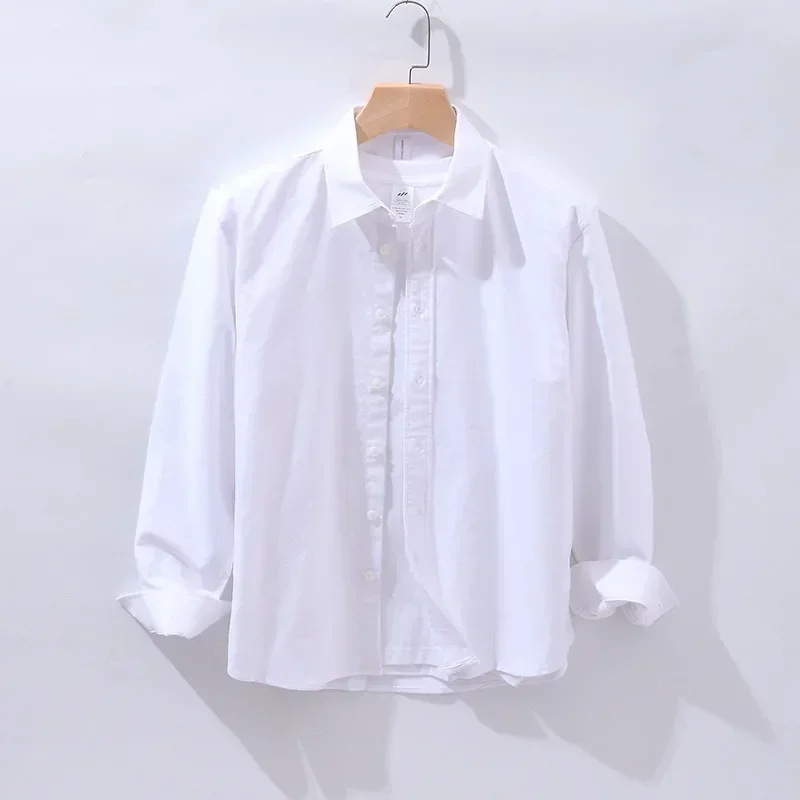 

XX349shirt men's long-sleeved Korean version slim business casual formal pure white shirt professional work handsome inch