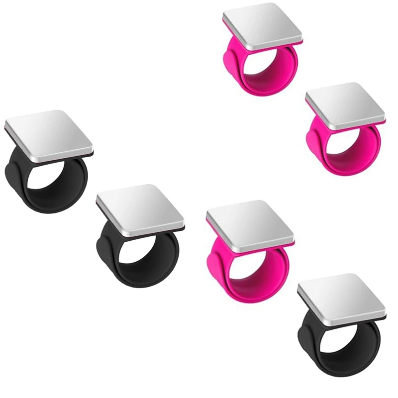 

LUWEI 2 PCS Magnetic Pin Cushion Wrist, Magnetic Sewing Pincushion, Magnetic Pin Holder Wristband For Sewing