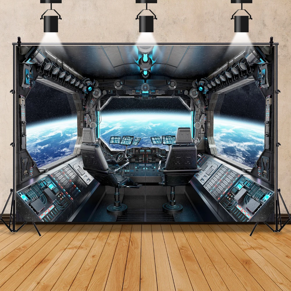 Laeacco Buồng Lái Máy Bay Phi Công Cụ Tủ Bảng Điều Khiển Giấc Mơ Nội Thất Quang Phông Nền Chụp Ảnh Phông Nền Chụp Ảnh Phòng Thu