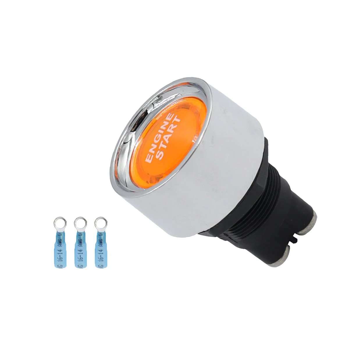 50A start button switch with terminal car engine start button ignition switch DC 12V 24V momentary switch