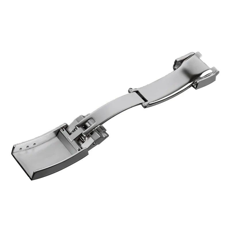 Bracelet de montre en acier inoxydable avec double sécurité, fermoir de déploiement, Rolex Submariner Oysterflex, Requigstuff, 9mm, 16mm