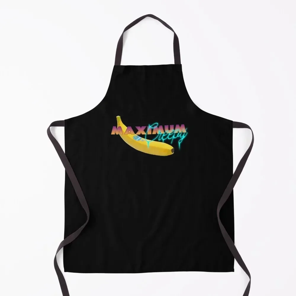 

MAXIMUM CREEPY x TST3K BANANA Apron kindergarten teacher For Cooking Kitchen Chef Apron