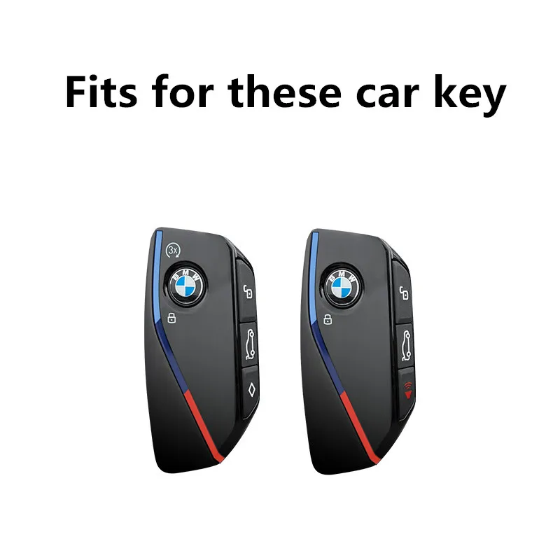 Car Key Case Cover Shell Fob Holder For BMW x1 u11 7 Series 735i 740Li X7 I7 G07 G09 LCI XM IX I20 2024 U06 G81 M3 Accessories