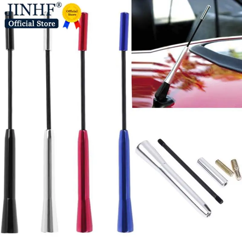 1PC Universal Car Radio Aerial Amplified Antenna For Aluminum Alloy Car Accessories Antenna