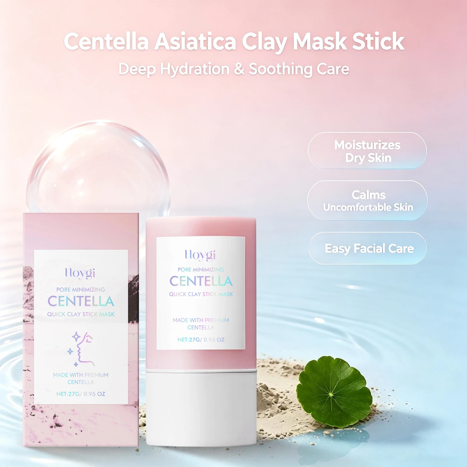 Bentonite Clay Mask - Mascarilla Facial en Barra de Arcilla
