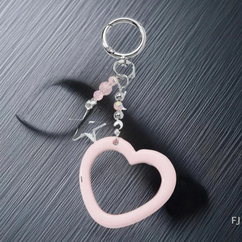 

Unique Y2K Simple yet Classy Top-Class Resin Star Heart Weather Glass Mirror DIY Keychain Rucksack Accessories