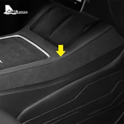 Italy Super Suede Cover For Tesla Model 3 2019-2023 Model Y 2020-2024 Car Center Console Side Trim Strip Interior Accessories