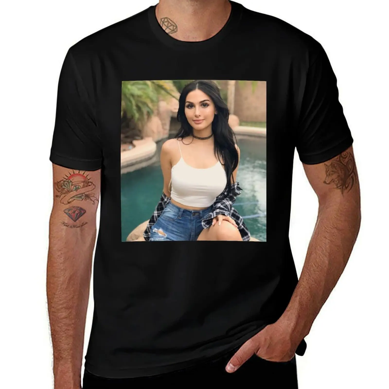 

SSSniperwolf Premium T-Shirt Stylish Print Short Sleeve Tee