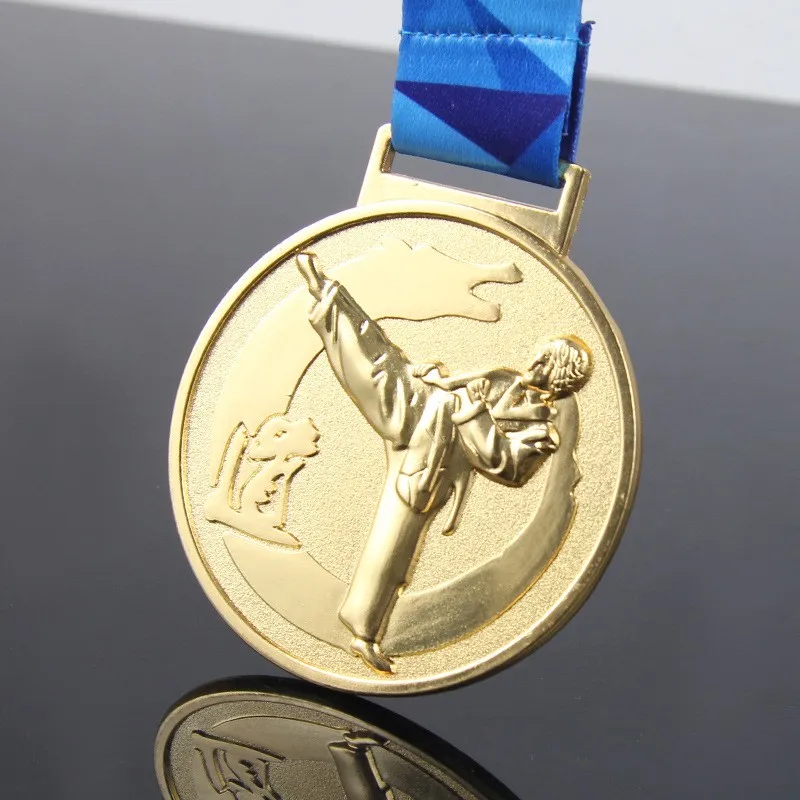 Customized Metal Medals from Manufacturers, Taekwondo Sports, Zinc Alloy, Hot Selling