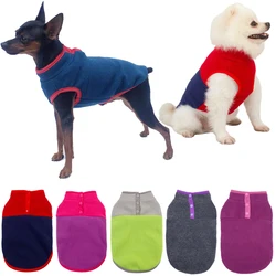 Winter Autumn Warm Fleece Vest Soft Thicken Lightweight Sweater Fleece Vest Cute Cat Pet Clothes  For Small Medium Dogs