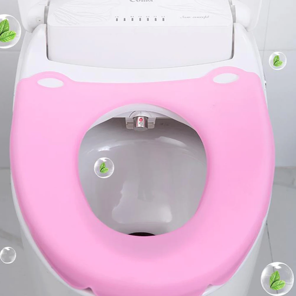 

Toilet Seat Cover Thicken Cold-Proof Pads Foldable Soft Comfortable Bathroom Accessories Winter Warm Gift Ladies Elderly Home