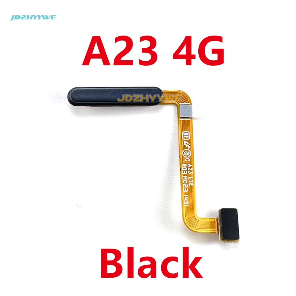 For Samsung Galaxy A23 4G 5G A236 A236B Home Button Fingerprint Sensor Flex With Power Key Button Flex Cable