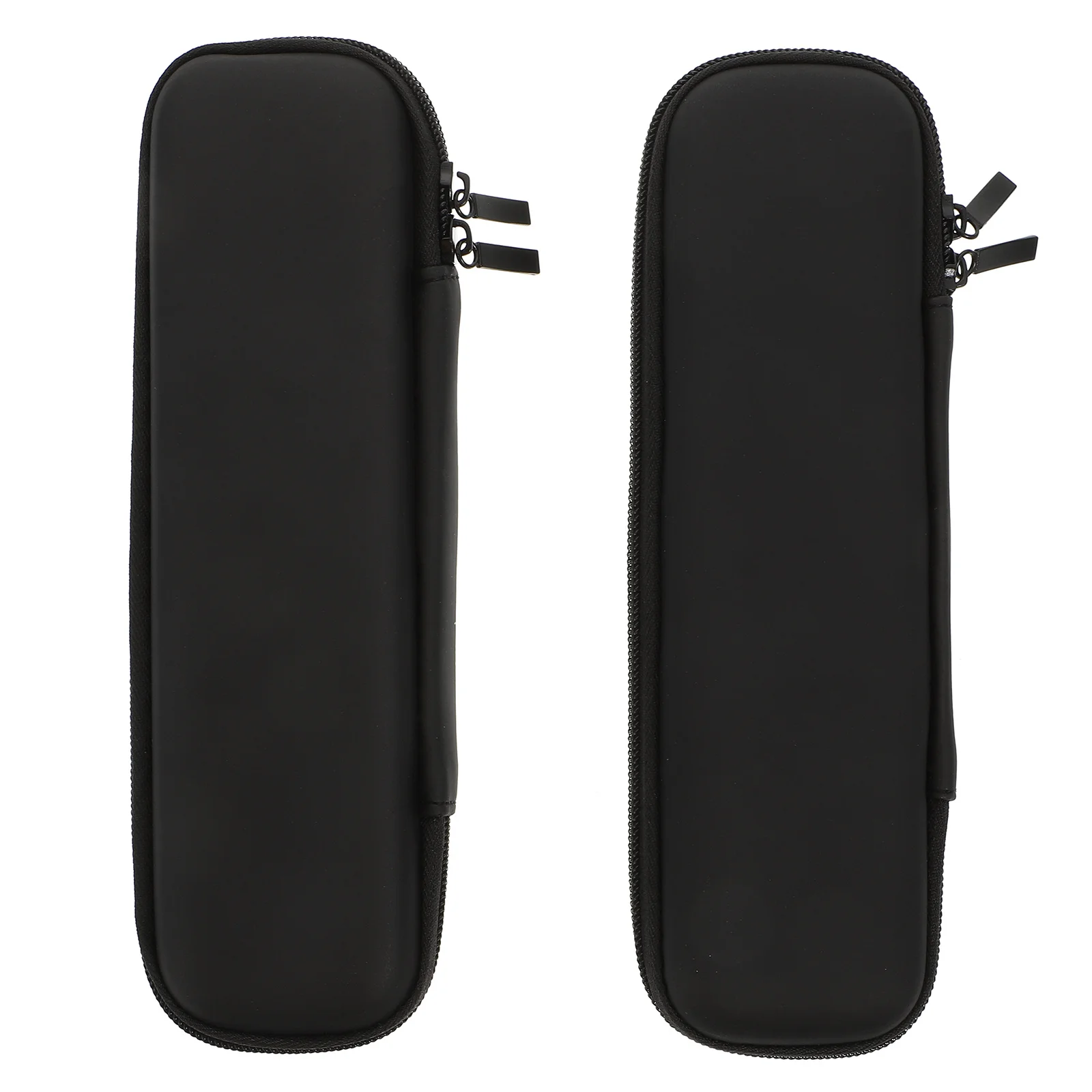 2 قطعة فرشاة الأسنان الكهربائية حالات وقائية المحمولة السفر أكياس فرشاة الأسنان الصلب إيفا بو أصحاب التخزين الأسود #5