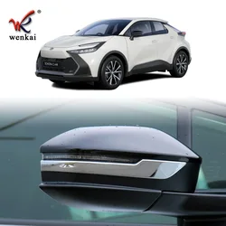 For 2024 Toyota CHR C-HR Rearview Side Wing Mirror Cover Cap Trim Strip Car Accessories