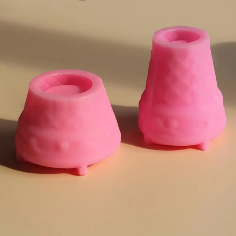 حامل شمعة صنع قالب سيليكون لصنع العناصر الزخرفية على شكل بقرة